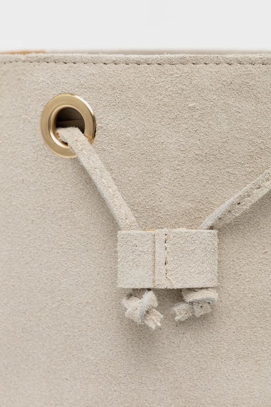 Answear Lab geanta de mana din piele intoarsa bej 793.HWK