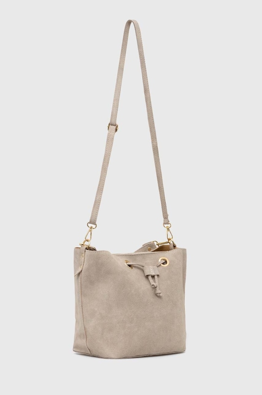 Answear Lab geanta de mana din piele intoarsa 793.HWK bej WW25