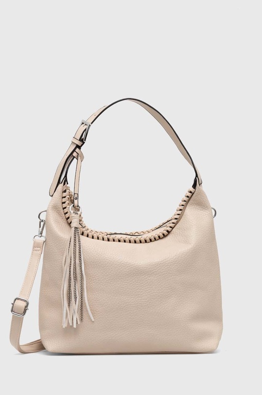 Answear Lab torebka mieści A4 beżowy mc649.id