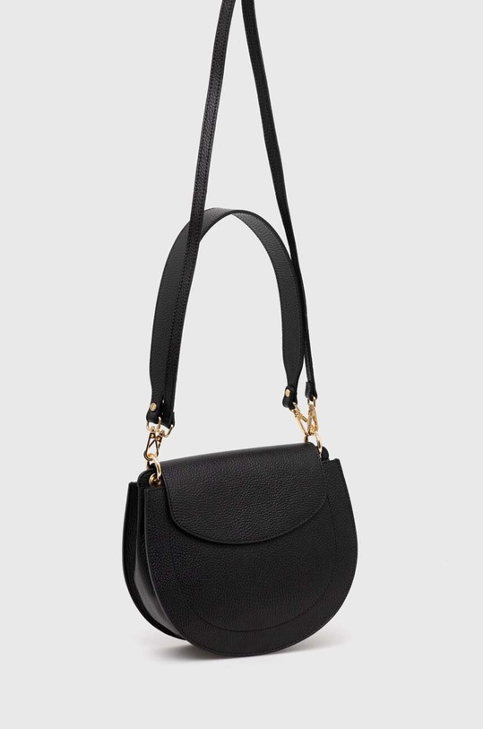 Answear Lab torebka skórzana 3213200.ijs czarny WW24