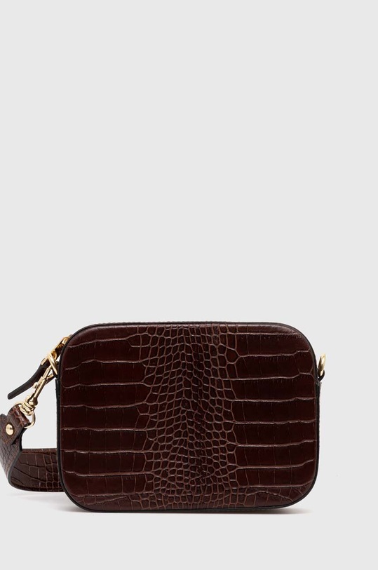 Answear Lab torebka skórzana skóra licowa brązowy 6376a.fh