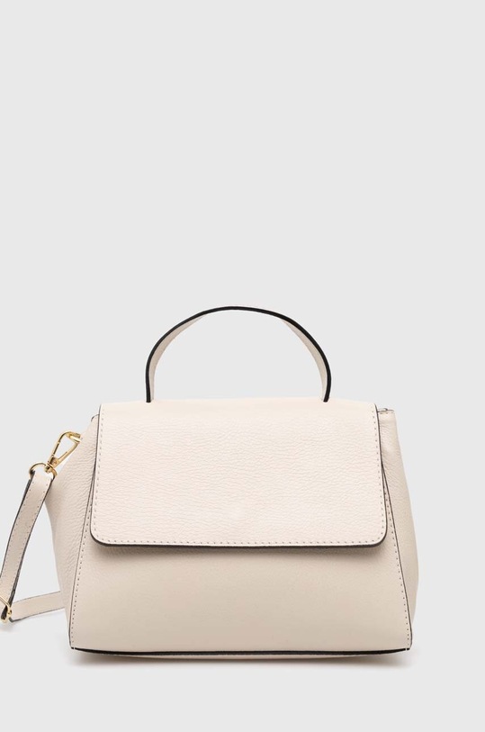 Answear Lab torebka skórzana skóra licowa beżowy 1034.IKK