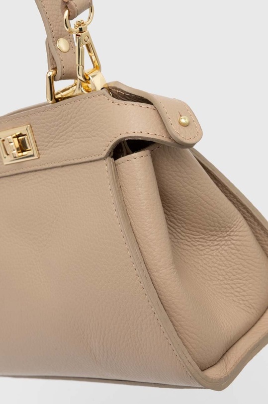 Answear.LAB torebka skórzana beżowy 952.HWK