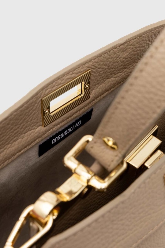 Answear.LAB torebka skórzana 952.HWK beżowy