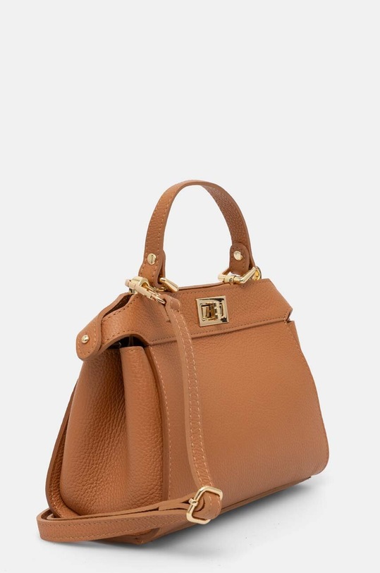 Answear.LAB torebka skórzana 952.HWK brązowy WA00