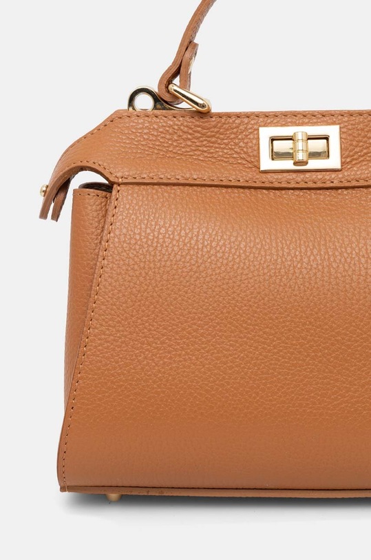 Akcesoria Answear.LAB torebka skórzana 952.HWK brązowy