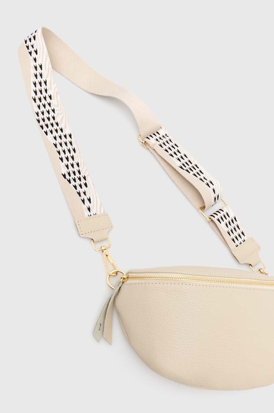 Answear Lab borseta de piele bej 821.HWK