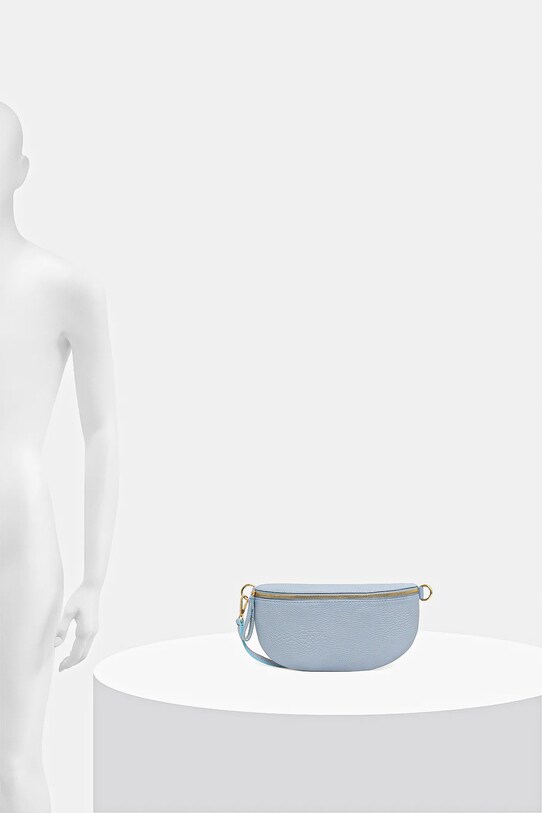 Answear Lab borseta de piele albastru 857.HWK