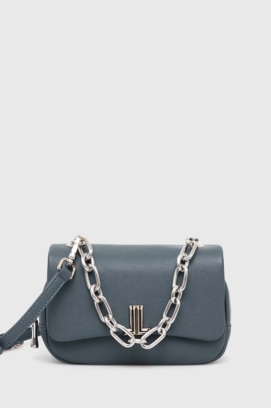 Answear Lab poseta de piele uni albastru 4252.cdb