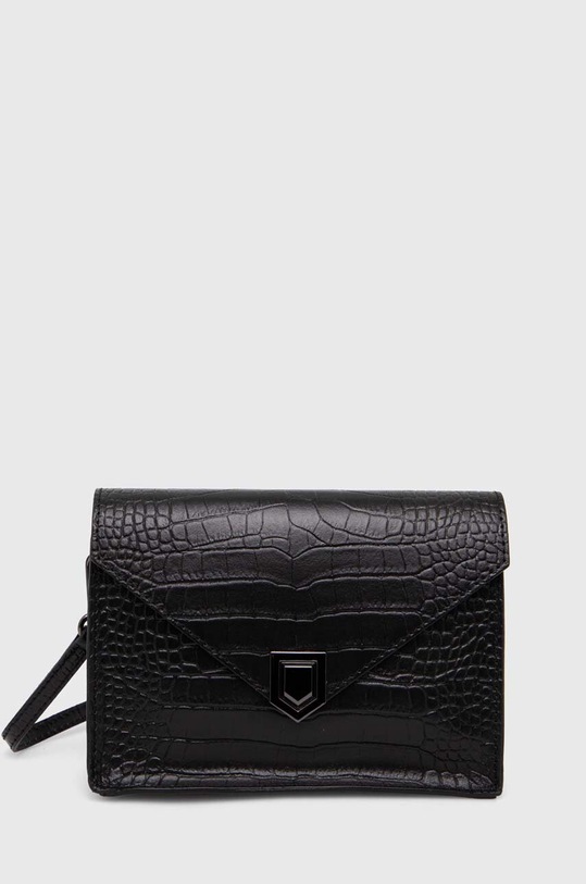 Кожена чанта Answear Lab гладка кожа черен 6717.FWK