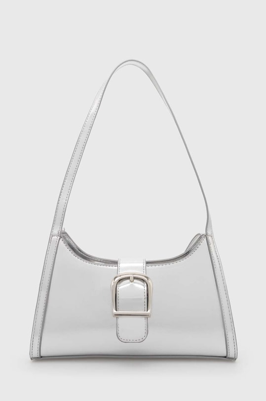Kabelka Answear.LAB jednofarebný strieborná p016.FKK