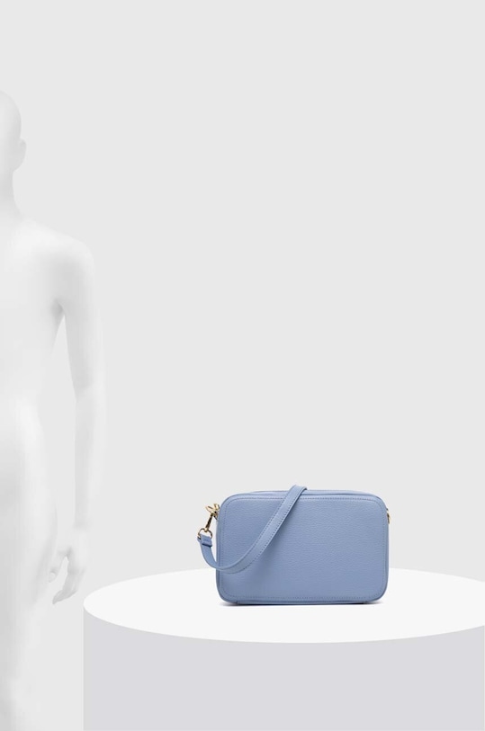 Answear Lab poseta de piele 380.fkk albastru