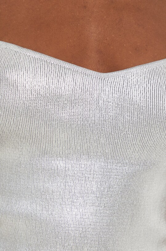 Answear Lab top 4087.TWK srebrny