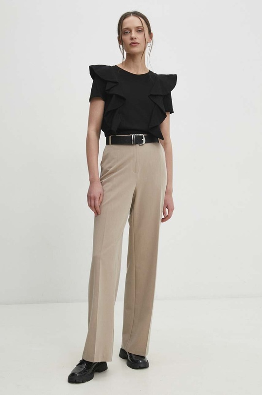 Answear Lab tricou pk2397.iw negru WW24