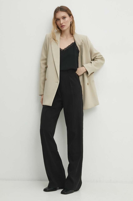 Ruházat Answear.LAB top mj78852.FKK fekete