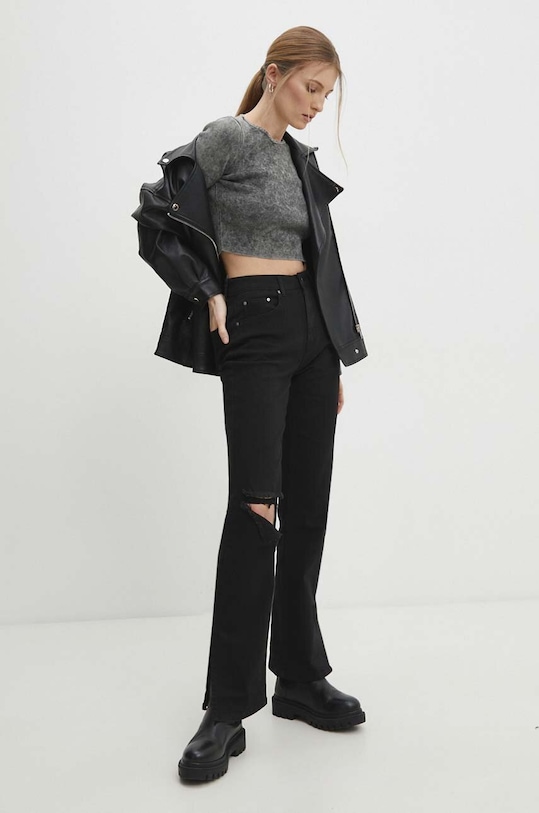 Answear.LAB longsleeve 10510.td szary WW24