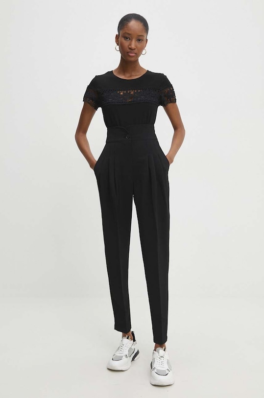 Answear Lab t-shirt FG5257.hh czarny WW24