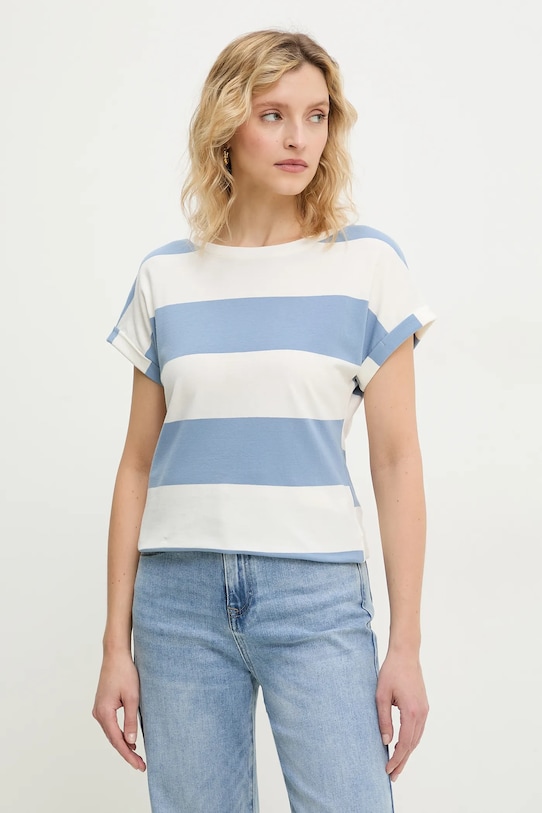 Answear Lab tricou curele albastru NG3125.HWK