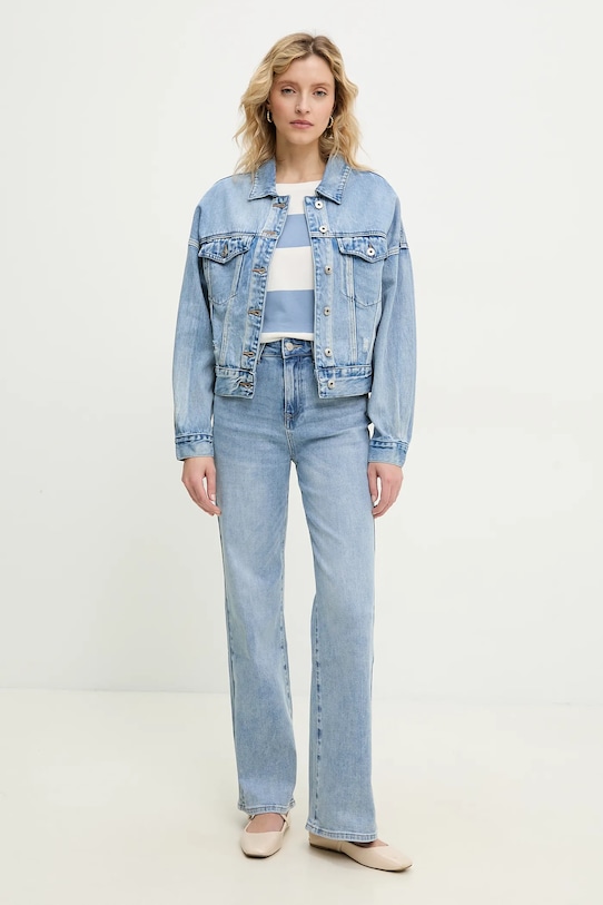 Kratka majica Answear.LAB NG3125.HWK modra WW25