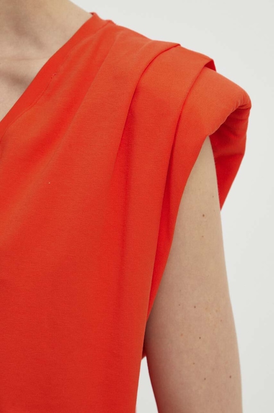 Answear Lab t-shirt w24S.Lf.050492.tjs czerwony