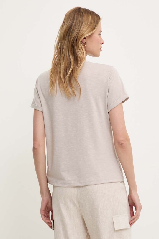 Ρούχα T-shirt με λινό ύφασμα Answear.LAB E24.72.FKK μπεζ