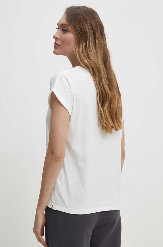 Îmbrăcăminte Answear Lab tricou din bumbac J91978.HWK alb