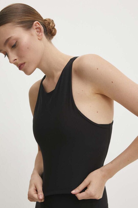 Answear.LAB top z elastanem czarny ss3702.th