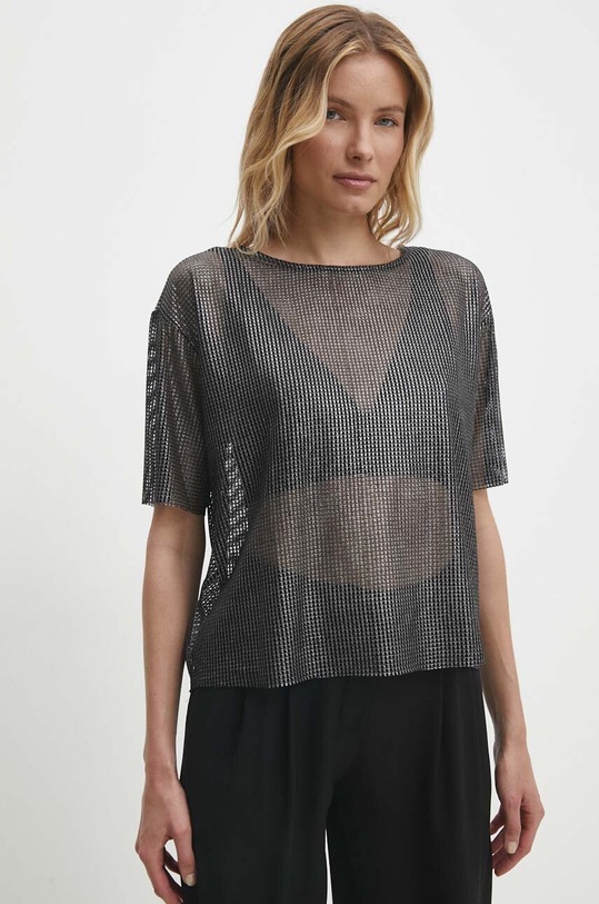 Answear Lab t-shirt czarny L1405.HWK