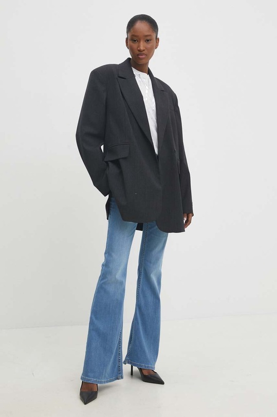 Answear Lab t-shirt bawełniany sng.tsd02m.tjs biały WW24