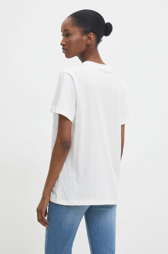 Odzież Answear Lab t-shirt bawełniany sng.tsd02m.tjs biały