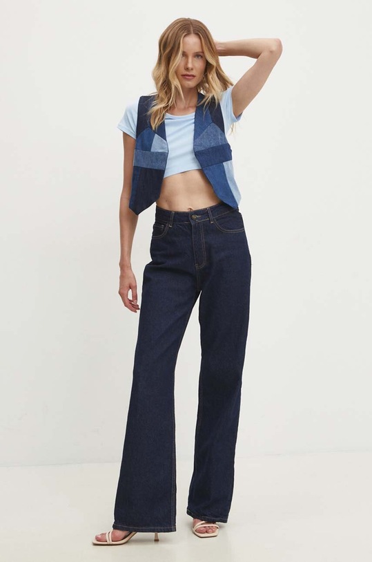 Answear Lab t-shirt 17765.tjs niebieski WW24