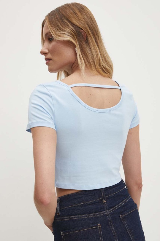 Odzież Answear Lab t-shirt 17765.tjs niebieski