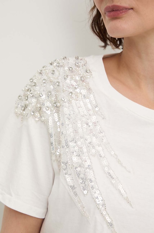 Answear Lab tricou A22232.HWK alb