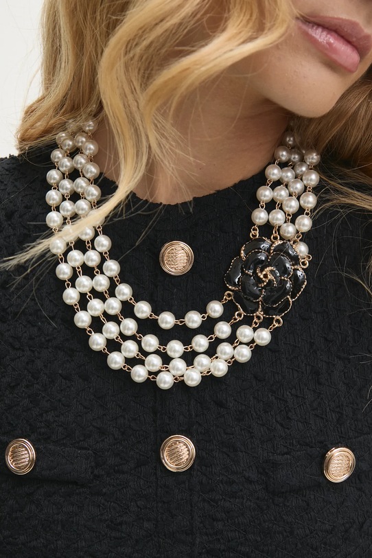 Κολιέ Answear.LAB 3.ILK λευκό WW25