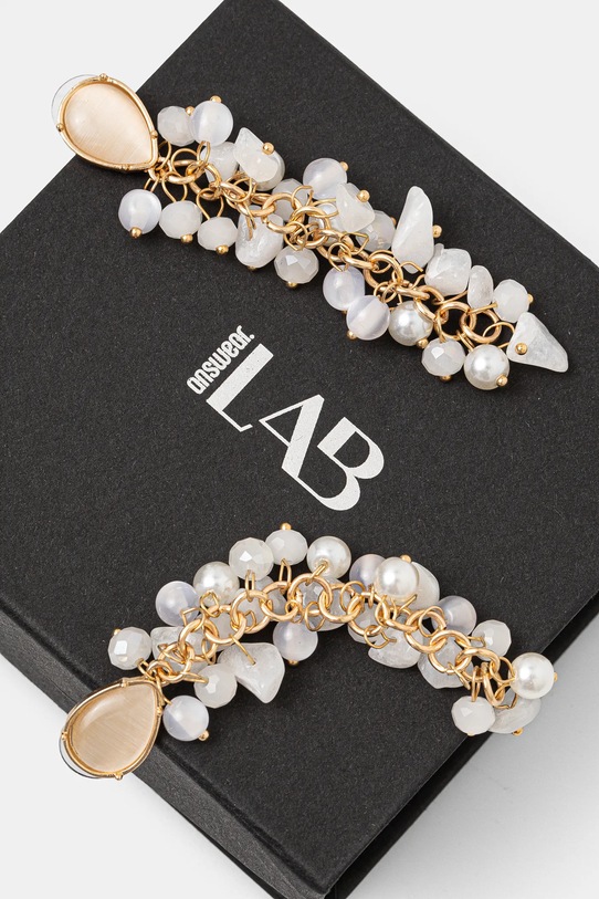 Сережки Answear.LAB 8.ILK білий WW25