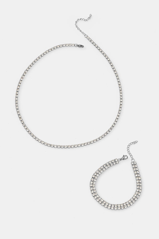 Цепочка и браслет Answear.LAB Gift Box серебрянный 31067.31065.fos