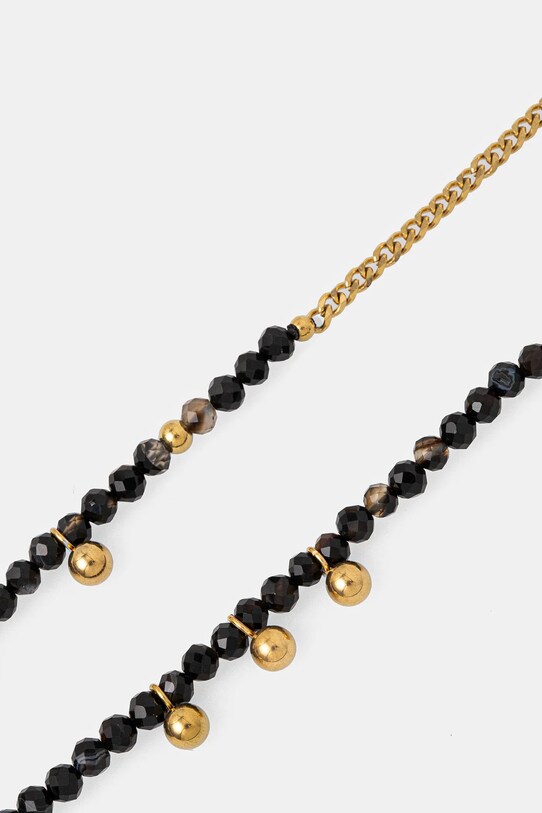 Answear.LAB naszyjnik i bransoletka 12121.12122.fos czarny WW25