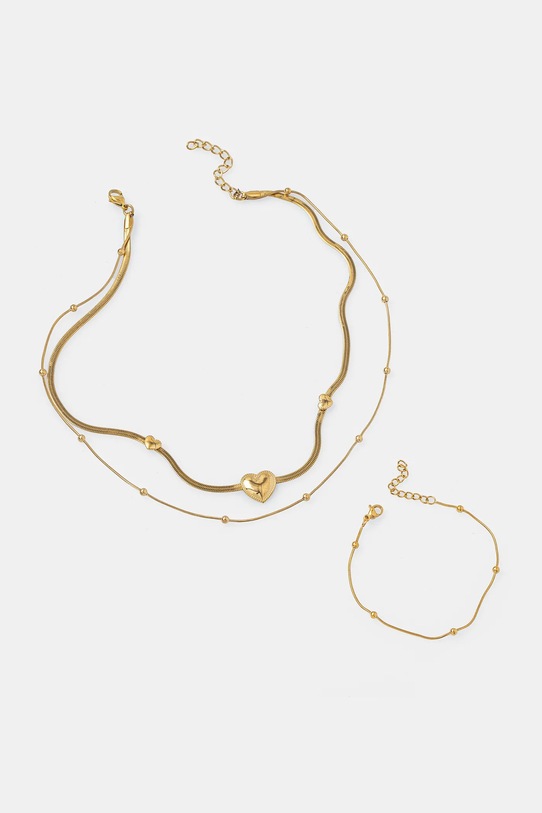 Колие и гривна Answear.LAB да злато 42274.21004.fos