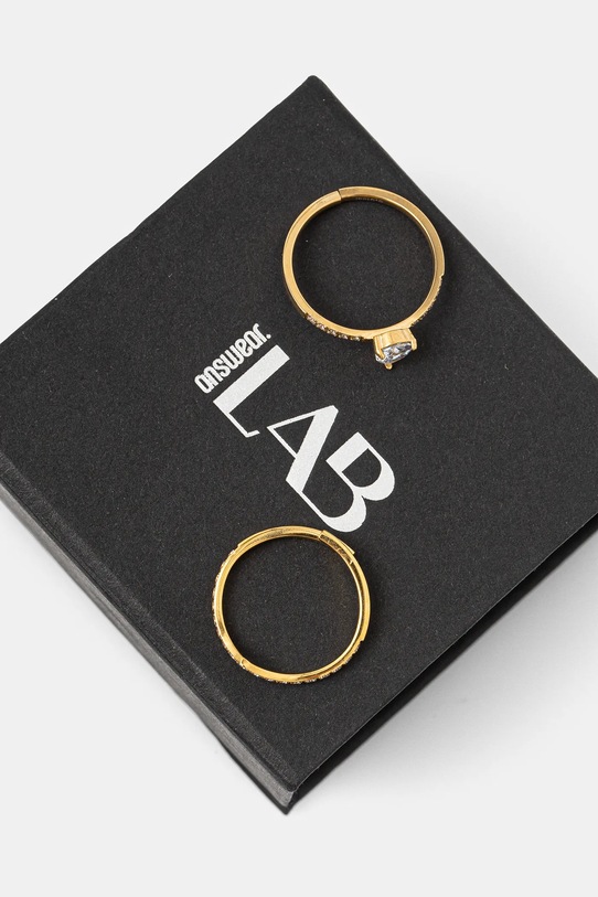 Answear.LAB pierścionek 2-pack st09ba.114.st09ba.141 złoty WW25