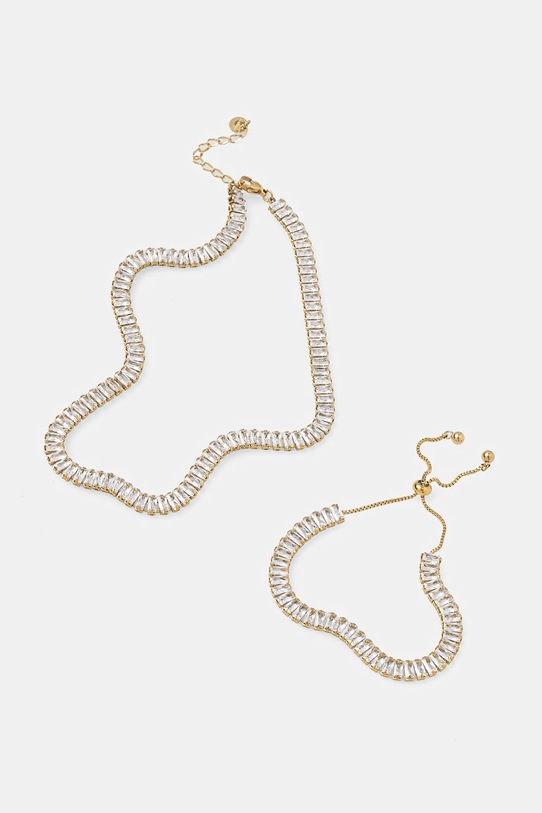 Answear Lab naszyjnik i bransoletka Gift Box złoty BKS383.DDK637.fms