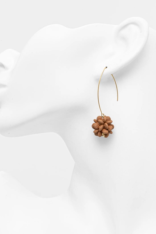 Сережки Answear.LAB Y00578.HWK коричневий