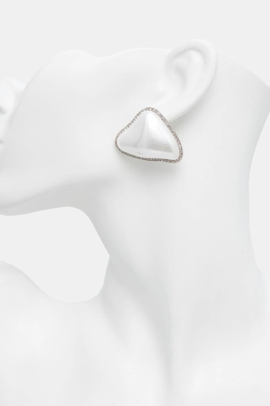 Answear Lab kolczyki 0.3.ILK biały WW25