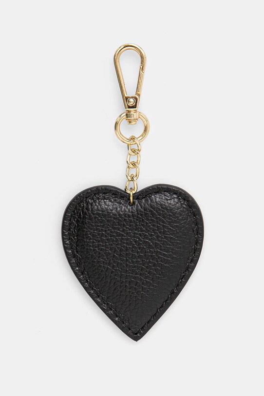 Кожен ключодържател Answear Lab черен heart.fos