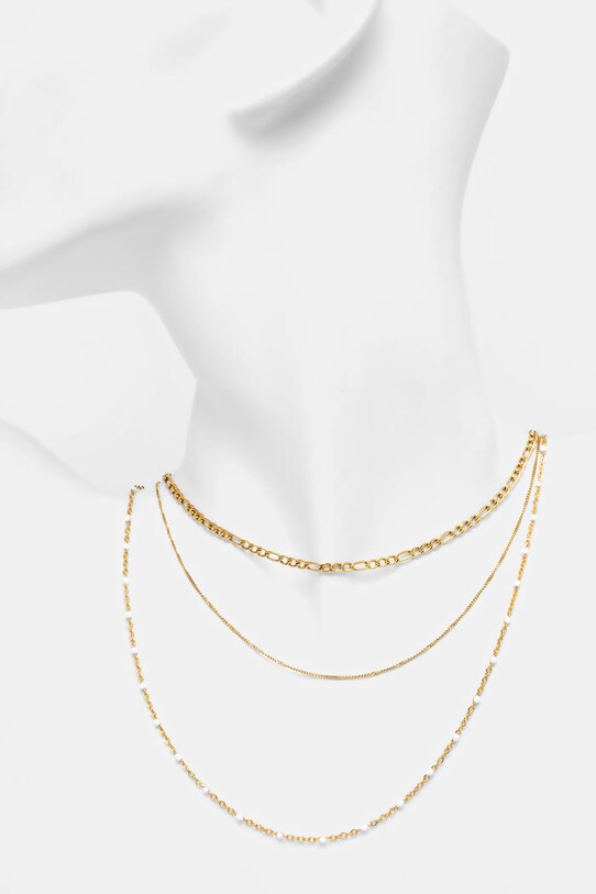 Akcesoria Answear.LAB naszyjnik 1234.CMS złoty