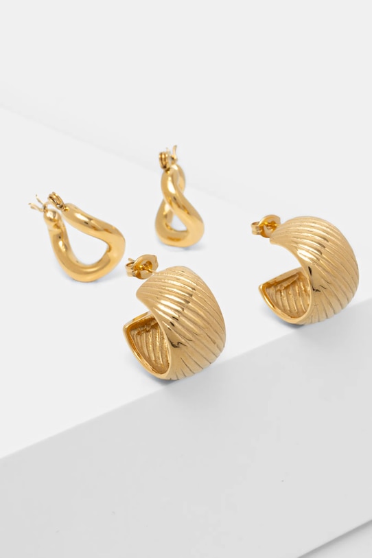 Answear.LAB kolczyki 2-pack Gift Box złoty 1243.CMS