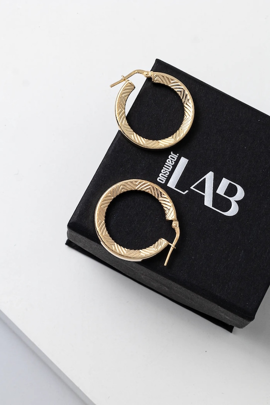 Срібні сережки Answear.LAB 38126.hos золотий WW25