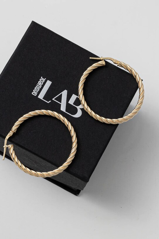 Серебряные серьги Answear.LAB 38509.hos золотой WW25