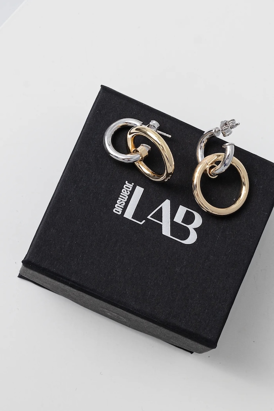 Σκουλαρίκια Answear.LAB 38380.hos χρυσαφί WW25