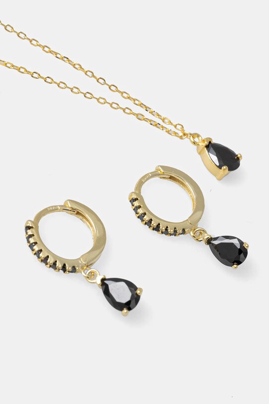 Кольє та сережки зі срібла Answear.LAB PGAR794.PPAC61N.hos золотий WW25