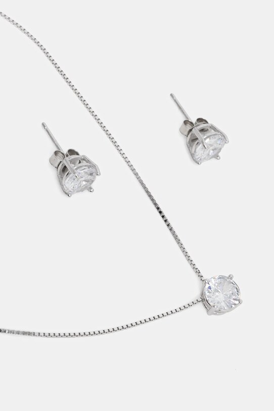 Серебряный комплект - колье и серьги Answear.LAB Gift Box серебрянный PPRC5.PPR5.hos